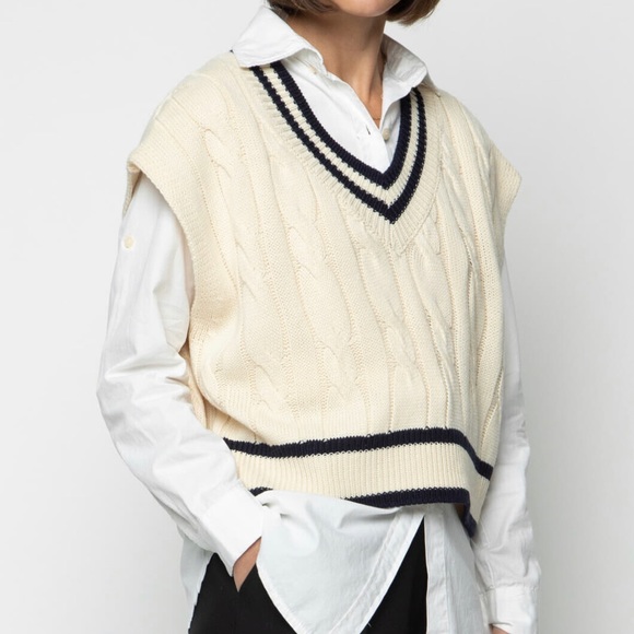 OAK + FORT Sweaters - OAK+FORT Sweater Vest